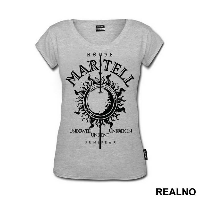 House Martell Sigil Black - Game Of Thrones - GOT - Majica
