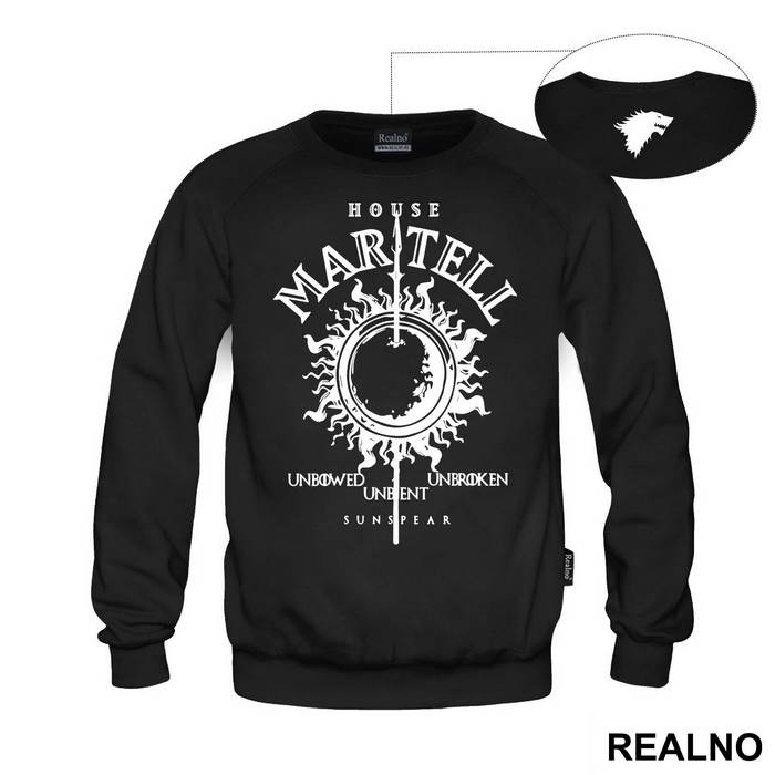 House Martell Sigil Black - Game Of Thrones - GOT - Majica
