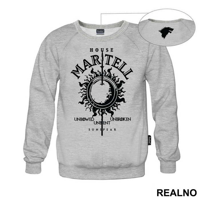 House Martell Sigil Black - Game Of Thrones - GOT - Majica