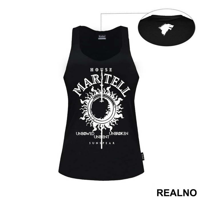 House Martell Sigil Black - Game Of Thrones - GOT - Majica