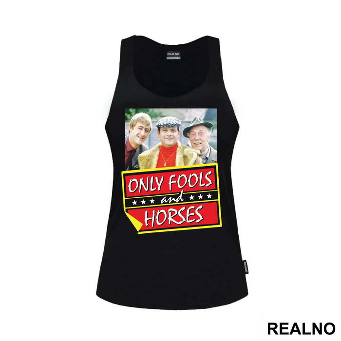 Del Boy, Rodney, Grandad And Logo - Only Fools And Horses - Mućke - Majica