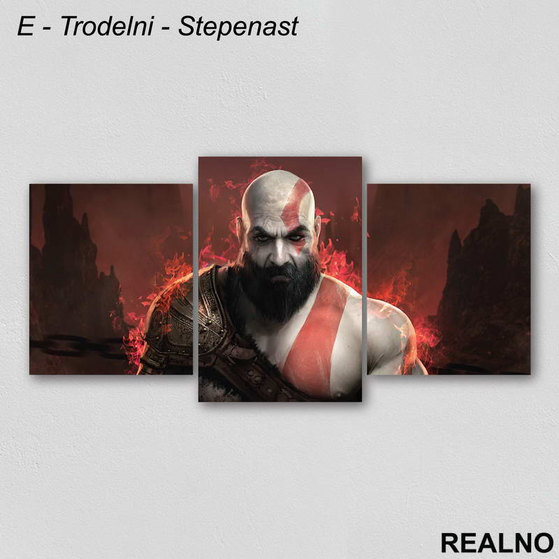 Fire - God Of War - Slika na platnu - Kanvas