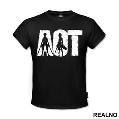 Logo - Attack on Titan - AOT - Majica