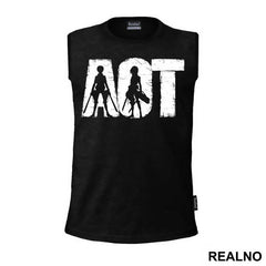 Logo - Attack on Titan - AOT - Majica