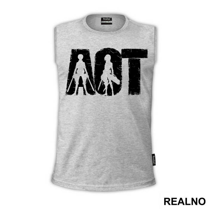 Logo - Attack on Titan - AOT - Majica