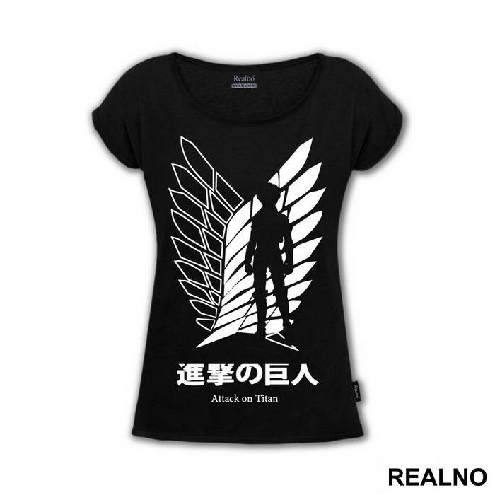 Wings of Freedom - Shadow - Attack on Titan - AOT - Majica