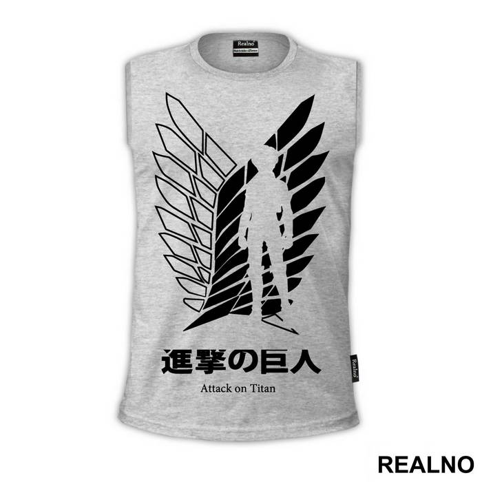 Wings of Freedom - Shadow - Attack on Titan - AOT - Majica