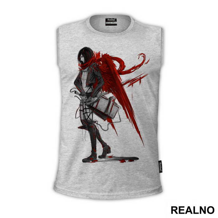 Mikasa Ackerman And Red Wings - Attack on Titan - AOT - Majica