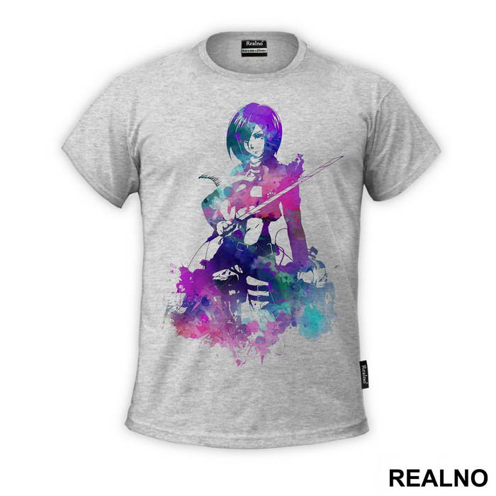 Mikasa Ackerman - Purple - Attack on Titan - AOT - Majica
