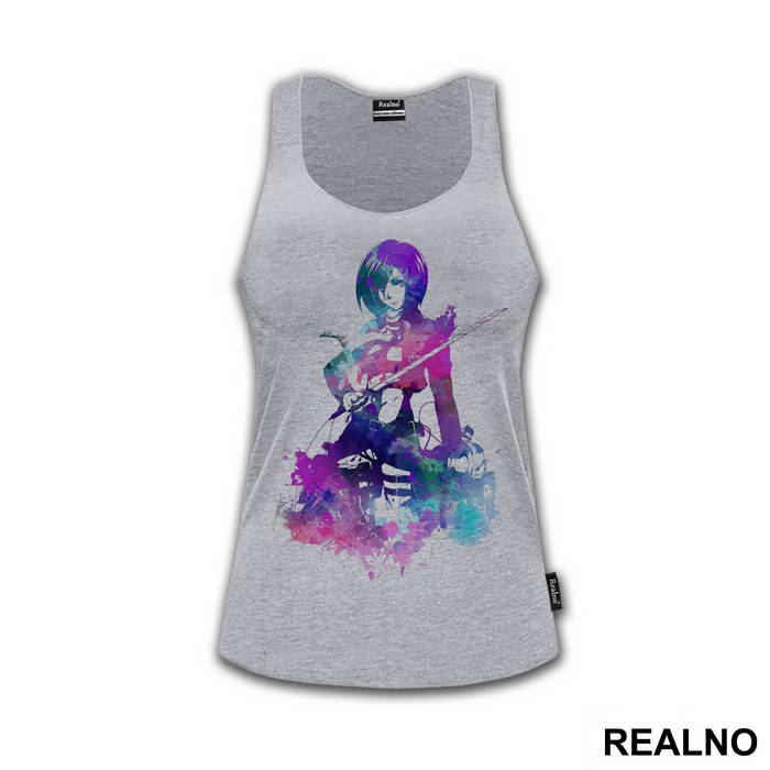 Mikasa Ackerman - Purple - Attack on Titan - AOT - Majica