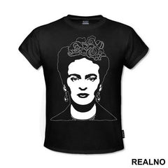 I paint self-portraits because I am so often alone, because I am the person I know best - Frida Kahlo - Majica