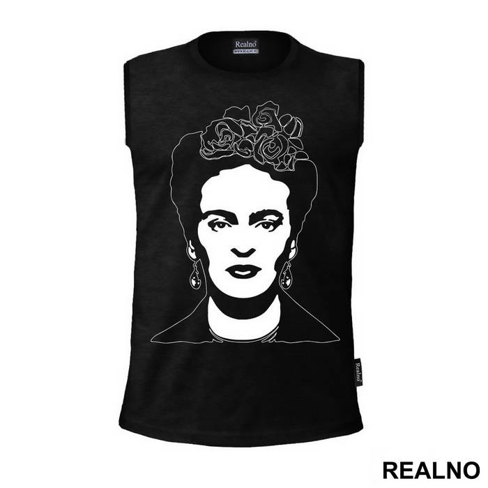 I paint self-portraits because I am so often alone, because I am the person I know best - Frida Kahlo - Majica