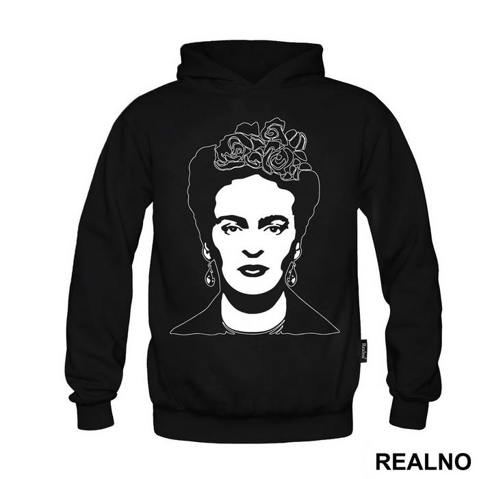 I paint self-portraits because I am so often alone, because I am the person I know best - Frida Kahlo - Majica
