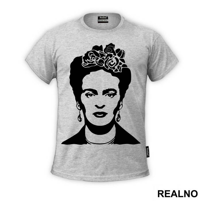 I paint self-portraits because I am so often alone, because I am the person I know best - Frida Kahlo - Majica