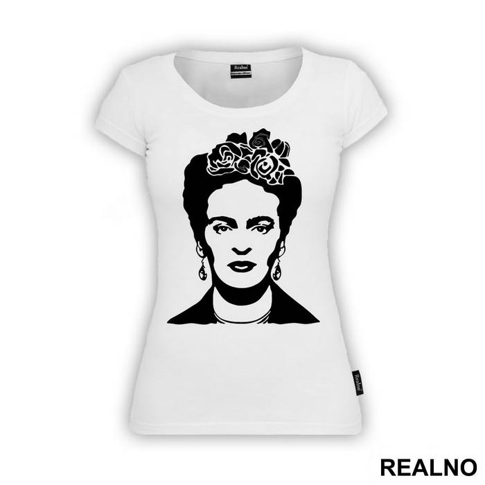 I paint self-portraits because I am so often alone, because I am the person I know best - Frida Kahlo - Majica