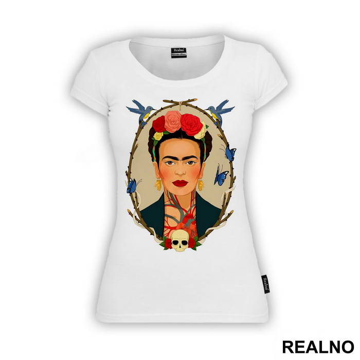 I never paint dreams or nightmares. I paint my own reality  - Frida Kahlo - Majica