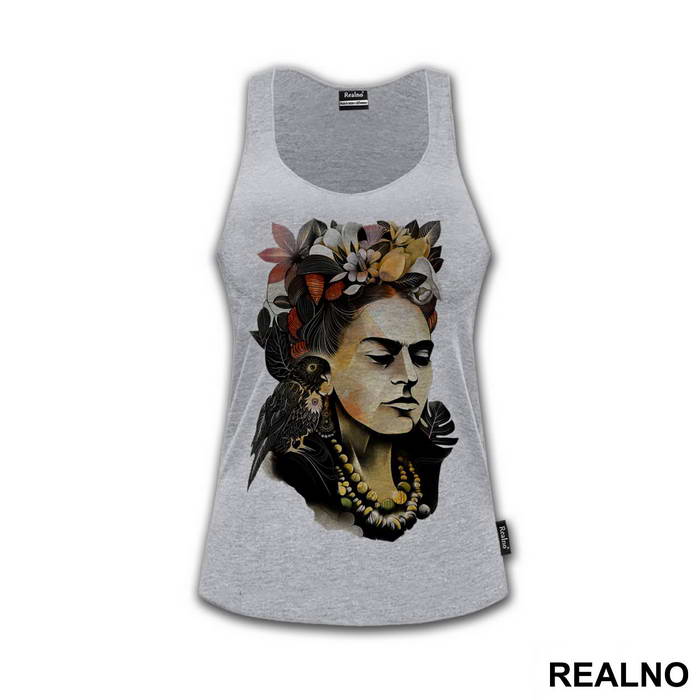 The only thing I know is that I paint because I need to, and I paint whatever passes through my head without any other consideration - Frida Kahlo - Majica
