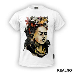 The only thing I know is that I paint because I need to, and I paint whatever passes through my head without any other consideration - Frida Kahlo - Majica