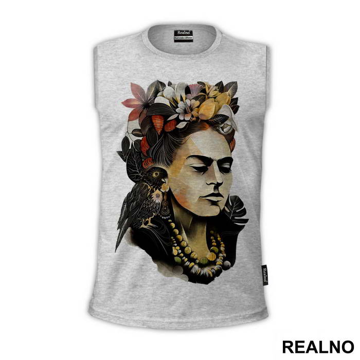 The only thing I know is that I paint because I need to, and I paint whatever passes through my head without any other consideration - Frida Kahlo - Majica