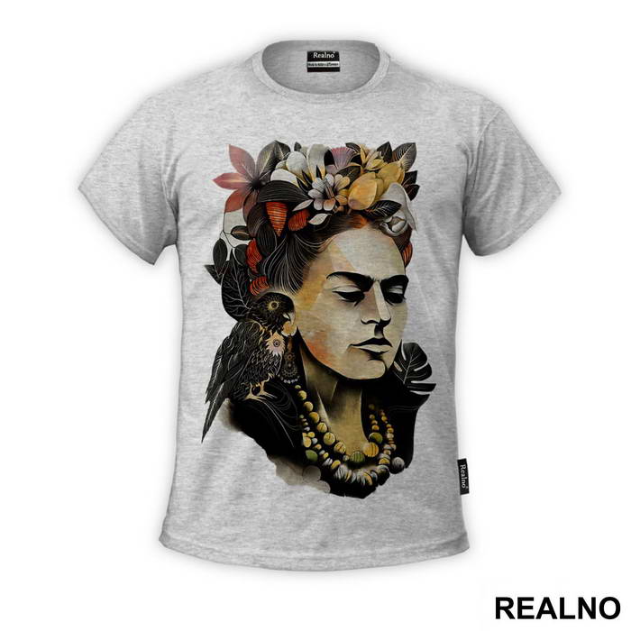 The only thing I know is that I paint because I need to, and I paint whatever passes through my head without any other consideration - Frida Kahlo - Majica