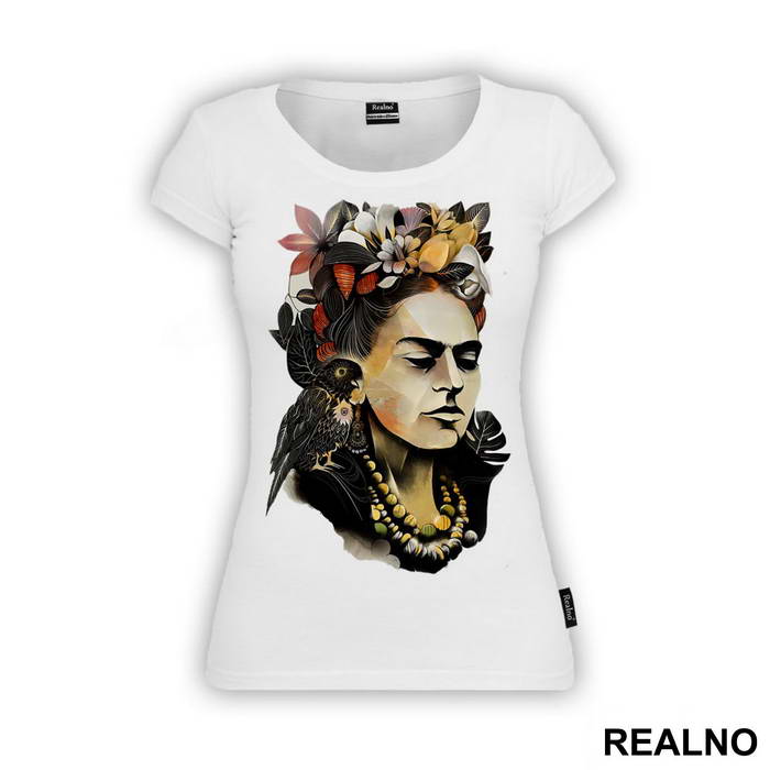 The only thing I know is that I paint because I need to, and I paint whatever passes through my head without any other consideration - Frida Kahlo - Majica