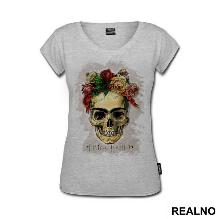 I paint flowers so they will not die - Frida Kahlo - Majica