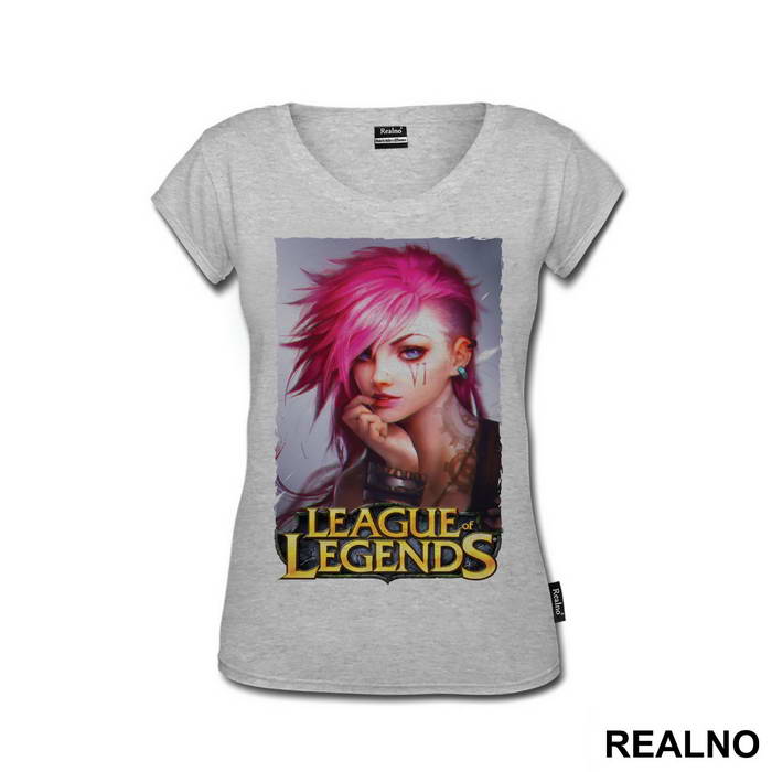Vi - The Piltover Enforcer - Classic Skin - League Of Legends - Majica
