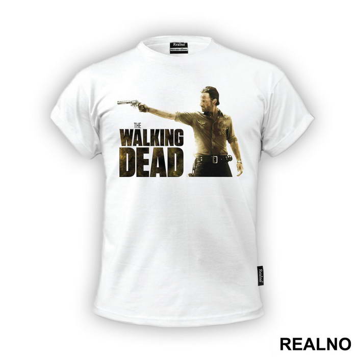 Rick Grimes and Logo - The Walking Dead - Majica