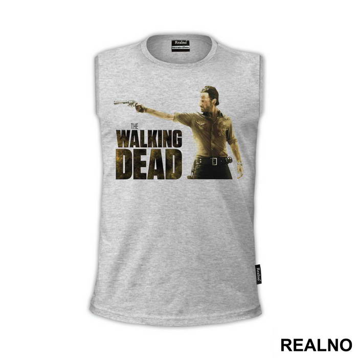Rick Grimes and Logo - The Walking Dead - Majica