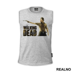 Rick Grimes and Logo - The Walking Dead - Majica