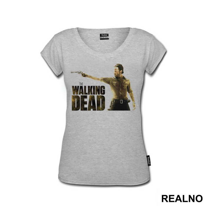 Rick Grimes and Logo - The Walking Dead - Majica