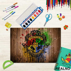 Four Houses Of Hogwarts - Harry Potter - Podmetač za sto