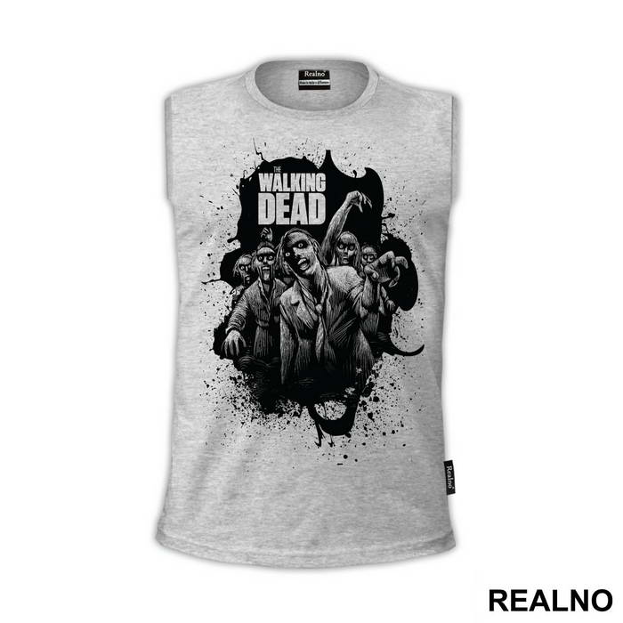 Black Splatter - The Walking Dead - Majica