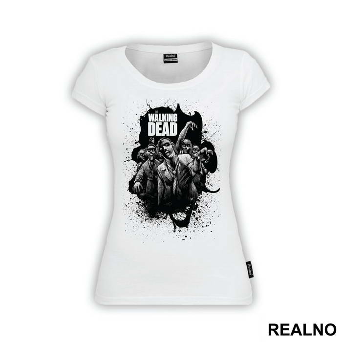 Black Splatter - The Walking Dead - Majica