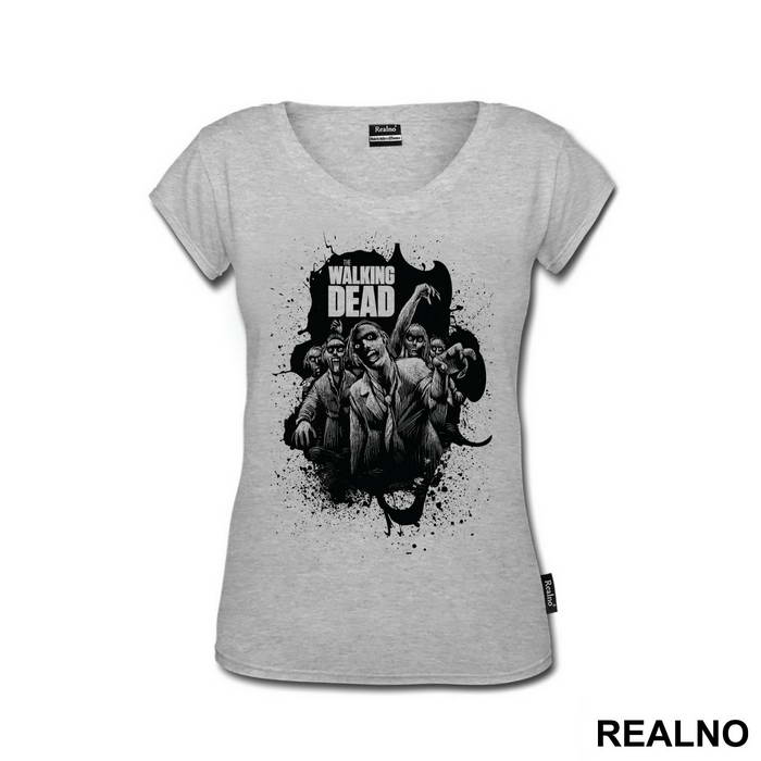 Black Splatter - The Walking Dead - Majica