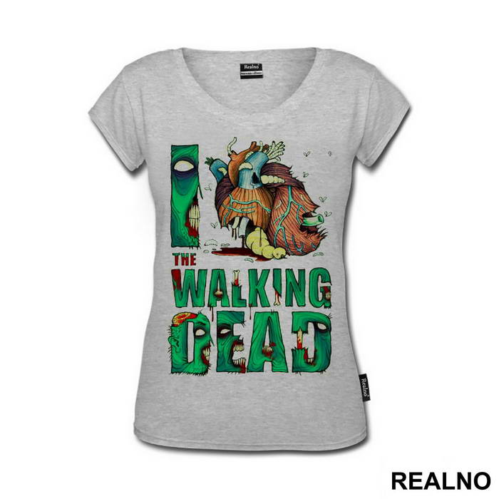 Drawing - The Walking Dead - Majica