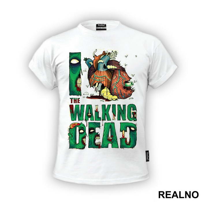 Drawing - The Walking Dead - Majica