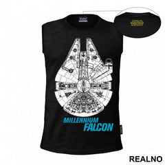 Millennium Falcon - Blue - Star Wars - Majica