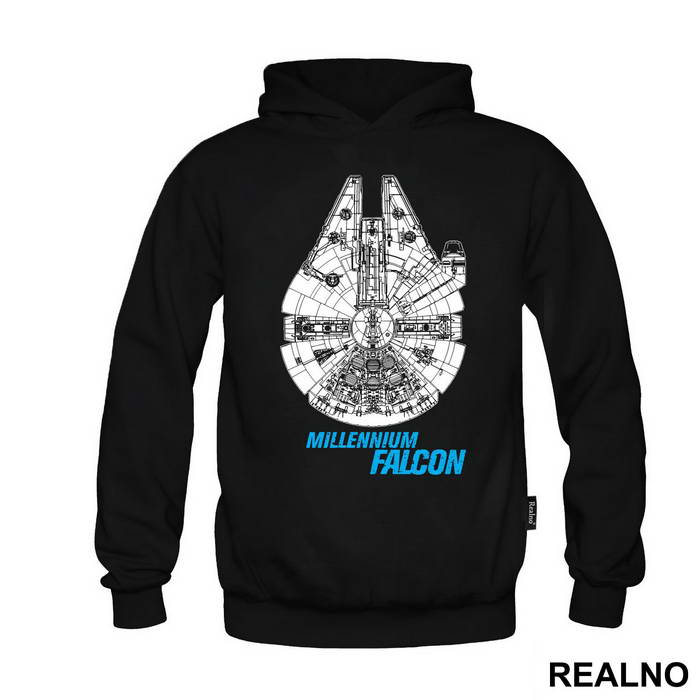Millennium Falcon - Blue - Star Wars - Majica