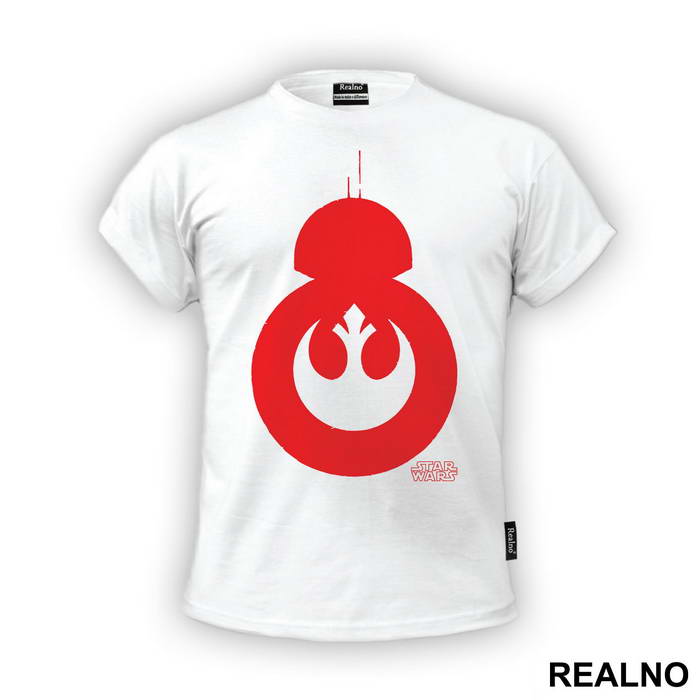 BB - 8 And Red Rebel Alliance - Star Wars - Majica