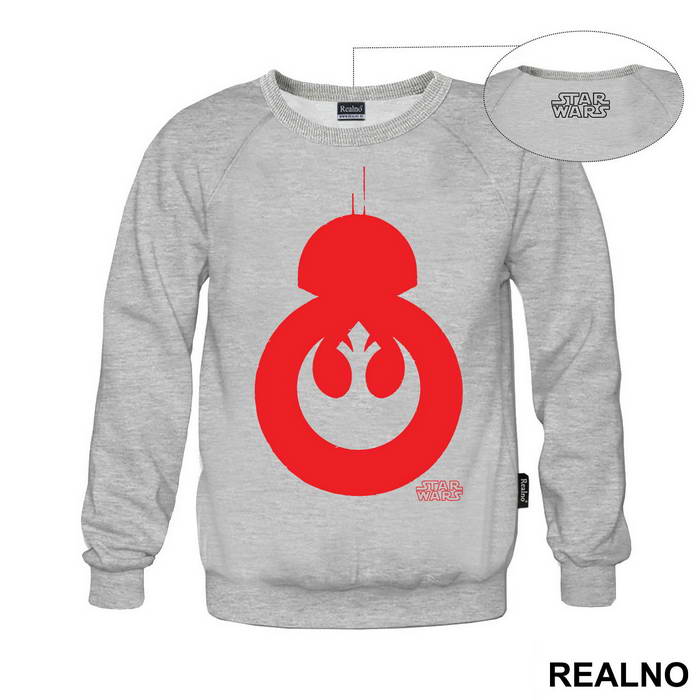 BB - 8 And Red Rebel Alliance - Star Wars - Majica