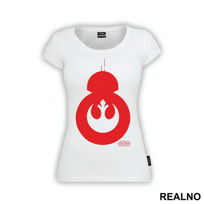 BB - 8 And Red Rebel Alliance - Star Wars - Majica