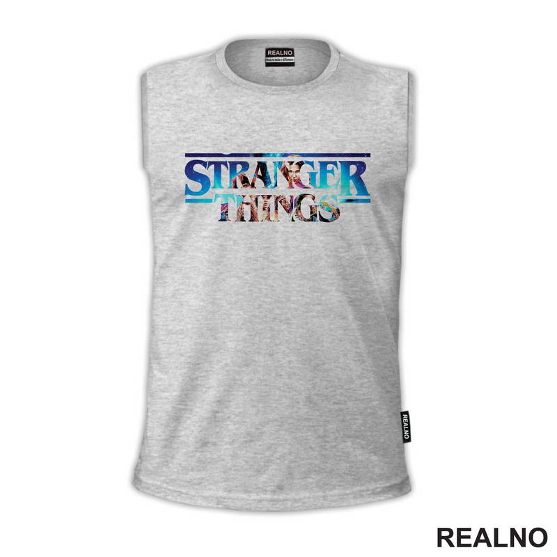 Blue Logo - Stranger Things - Majica