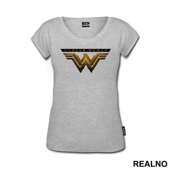 Gold Logo - Wonder Woman - Majica