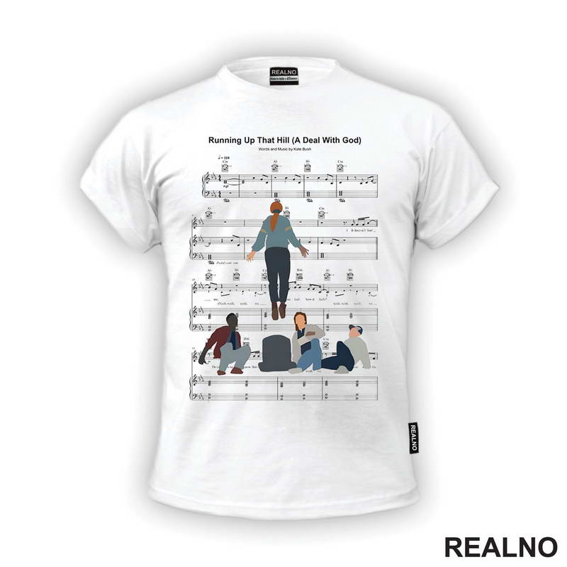 Running Up That Hill - Music Sheet - Stranger Things - Majica