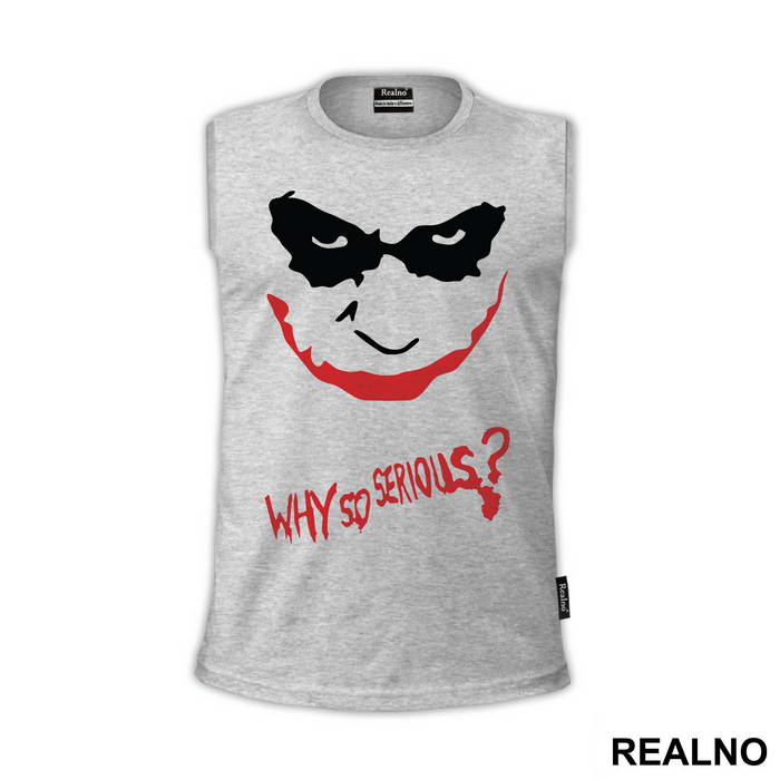 Why So Serious? Red And Black - Joker - Majica