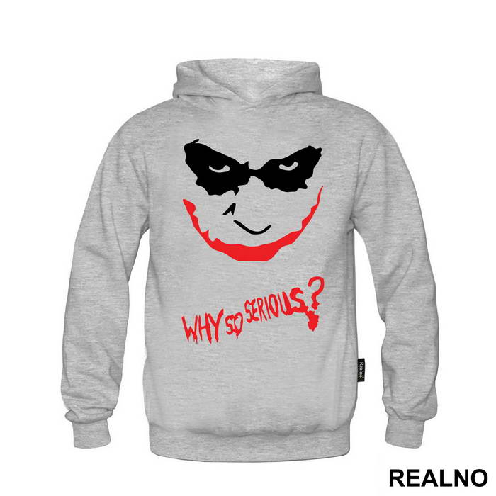 Why So Serious? Red And Black - Joker - Majica