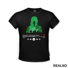 Playlist - Running Up That Hill - Green - Stranger Things - Majica