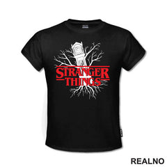 Logo And Clock - Stranger Things - Majica