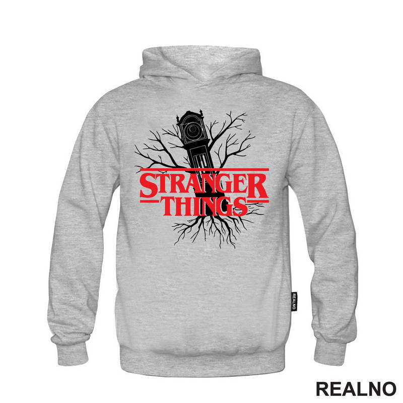Logo And Clock - Stranger Things - Majica